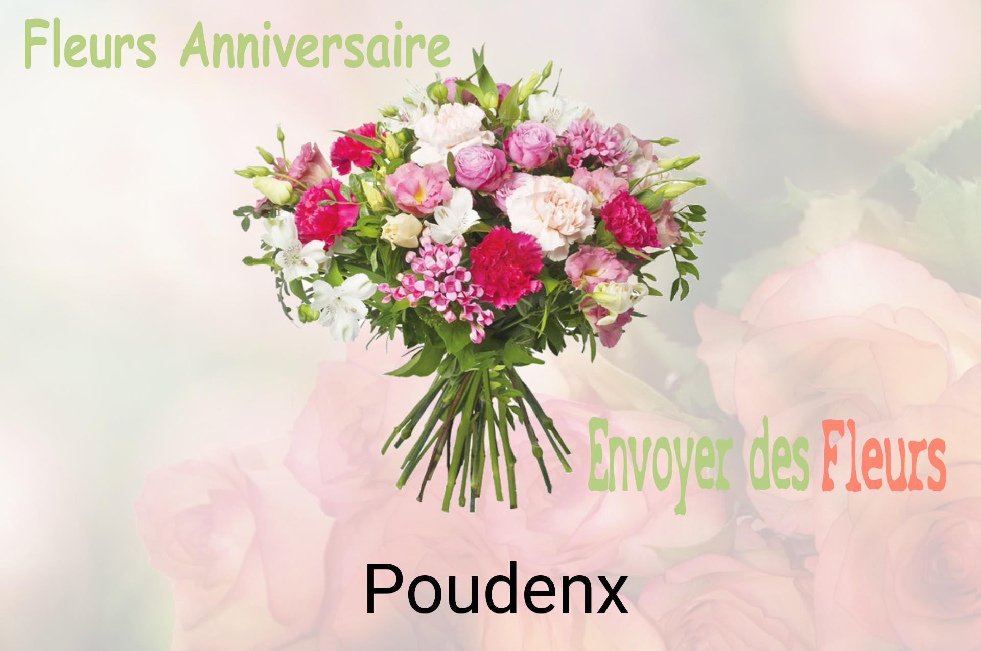 Bouquet de fleurs d’anniversaire livré à Poudenx