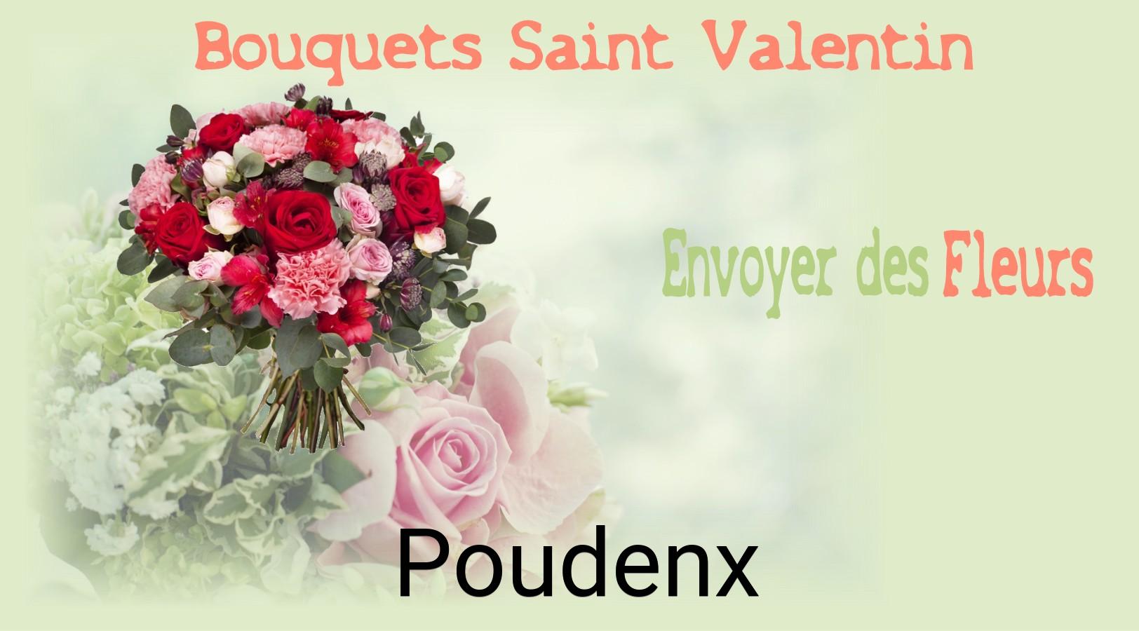 Roses de Saint-Valentin livrées à Poudenx